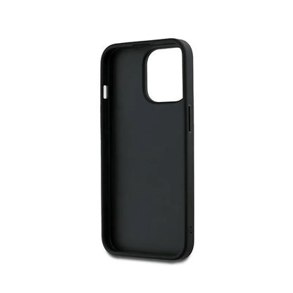 DKNY riešo dirželis su logotipu – dėklas iPhone 14 Pro Max (juodas)
