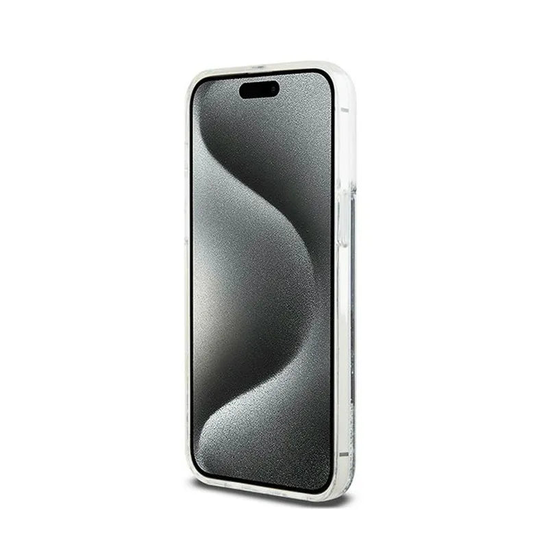 DKNY skystas blizgučių didelis logotipas – dėklas, skirtas „iPhone 14 Pro Max“ (juodas)