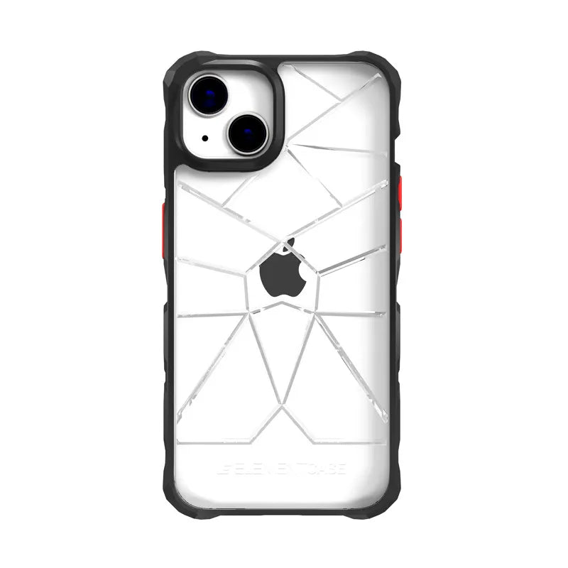 Element Case Special Ops X5 – dėklas iPhone 14 (karinio lygio apsauga nuo kritimo) (skaidrus/juodas)
