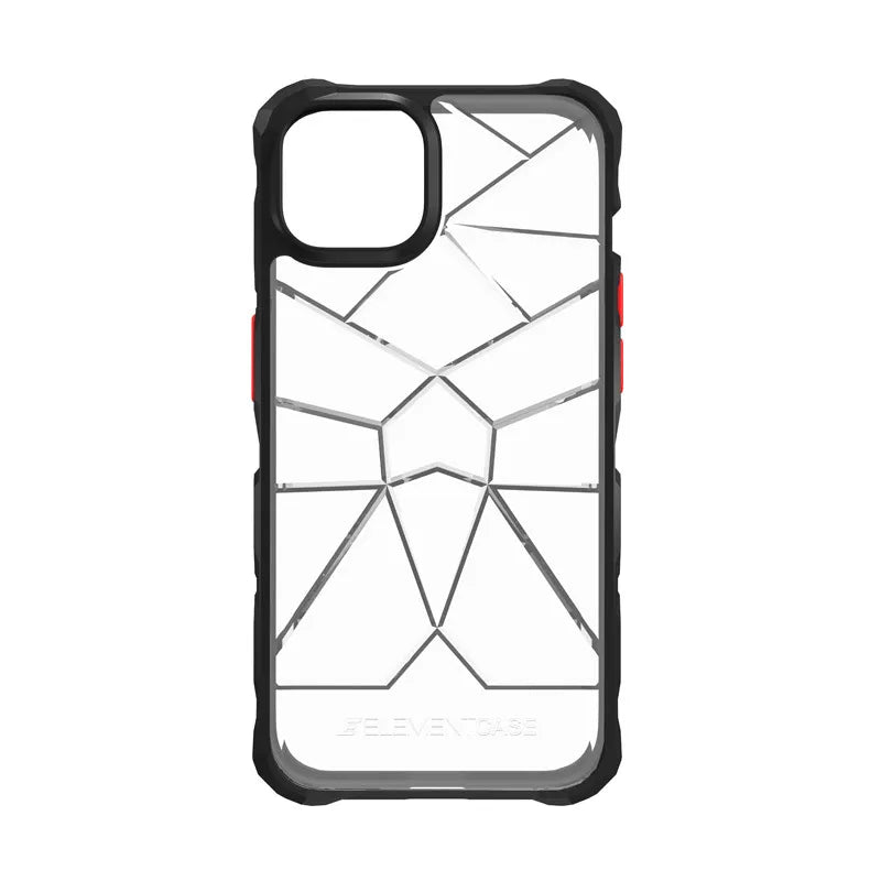 Element Case Special Ops X5 – dėklas iPhone 14 (karinio lygio apsauga nuo kritimo) (skaidrus/juodas)