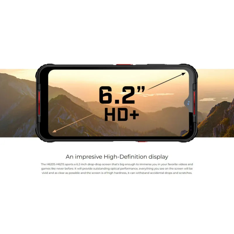 Energizer HardCase H620S - Išmanusis telefonas 4 GB RAM, 64 GB, 6,2 colio, 4G, Dual Sim, EU (juodas)