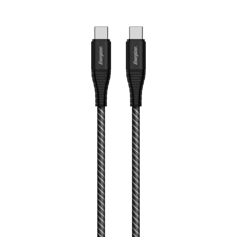 Energizer Ultimate - USB-C į USB-C 100W jungiamasis laidas 2m (juodas)