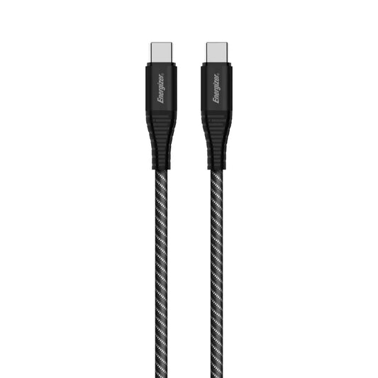 Energizer Ultimate - USB-C į USB-C 100W jungiamasis laidas 2m (juodas)