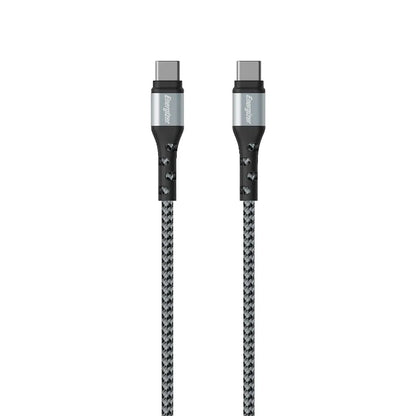 Energizer Ultimate – USB-C į USB-C jungiamasis laidas 2m (Sidabrinis)