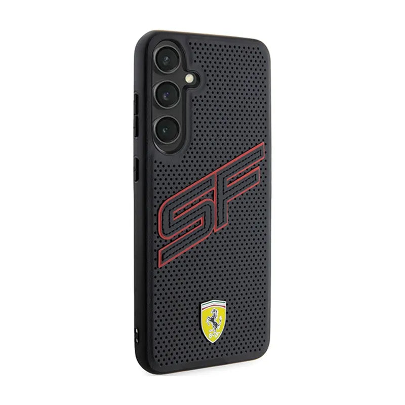 Ferrari Big SF Perforated - „Samsung Galaxy S24“ dėklas (juodas)