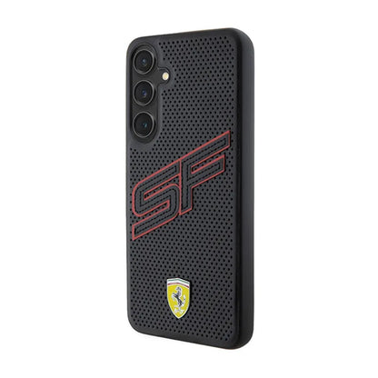 Ferrari Big SF Perforated - „Samsung Galaxy S24“ dėklas (juodas)