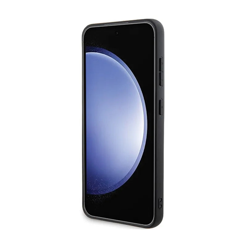 Ferrari Carbon Printed Line – dėklas, skirtas „Samsung Galaxy S24“ (juodas)