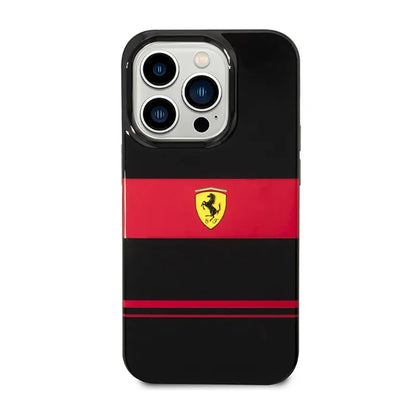 Ferrari Combi MagSafe – dėklas iPhone 14 Pro (juodas)