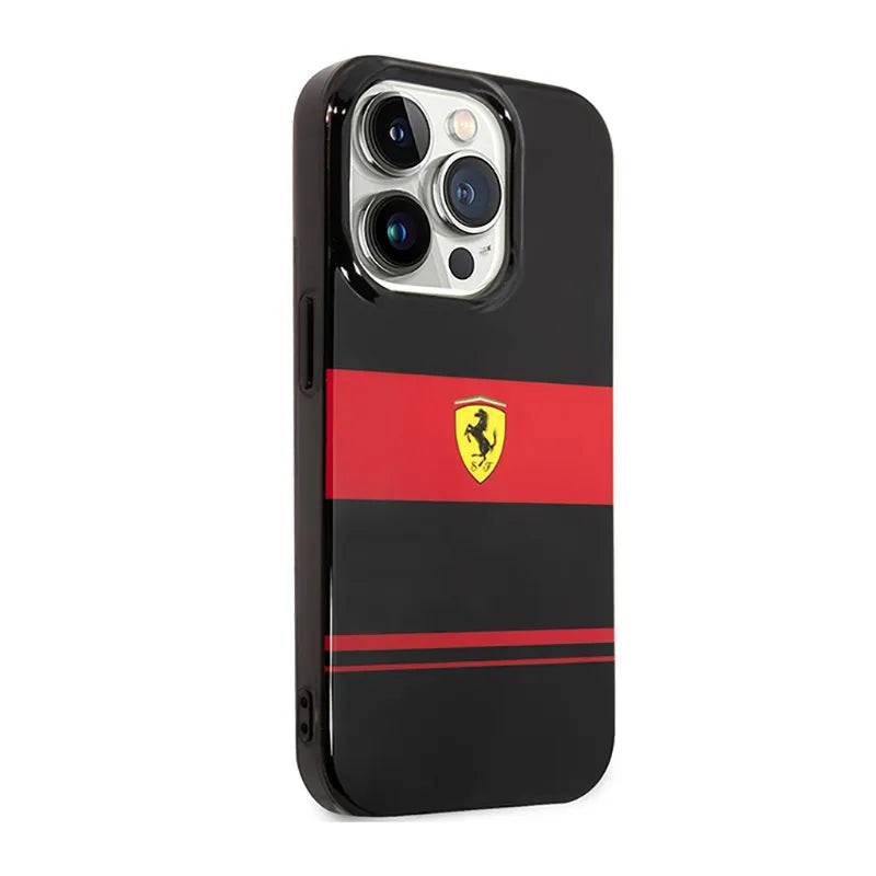Ferrari Combi MagSafe – „iPhone 14 Pro Max“ dėklas (juodas)