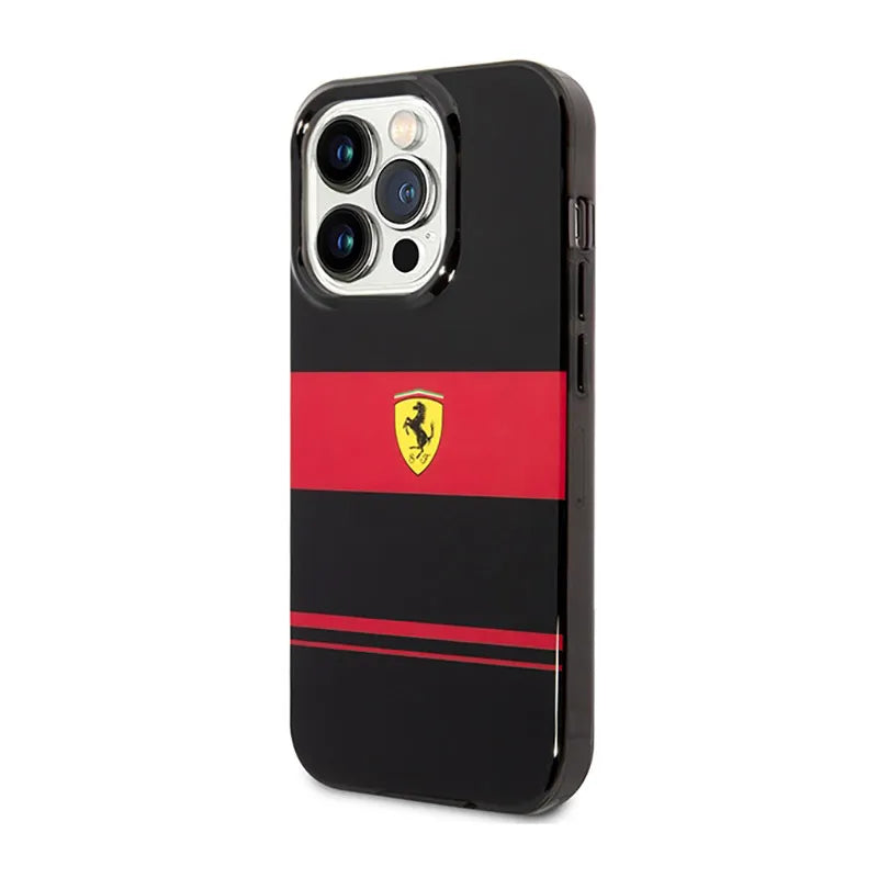 Ferrari Combi MagSafe – „iPhone 14 Pro Max“ dėklas (juodas)