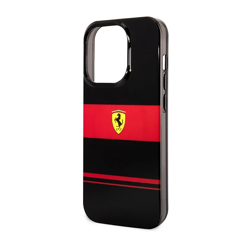 Ferrari Combi MagSafe – „iPhone 14 Pro Max“ dėklas (juodas)
