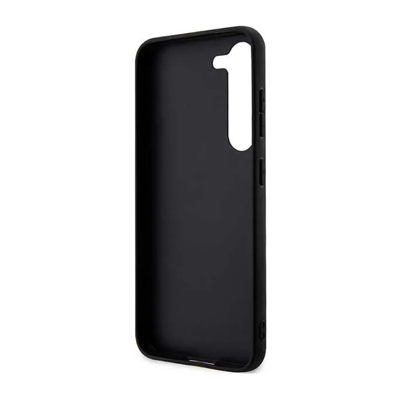 Ferrari Hot Stamp Lines – dėklas, skirtas Samsung Galaxy S23+ (juodas)