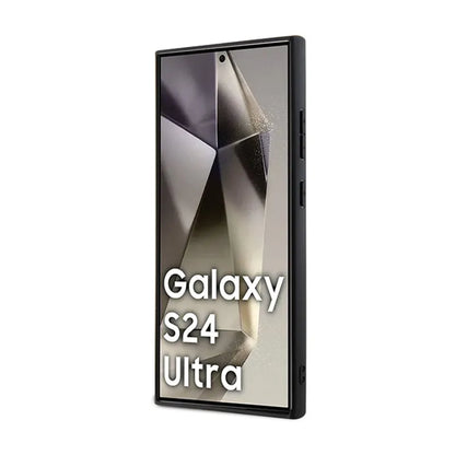 Ferrari Hot Stamp V Lines MagSafe – Samsung Galaxy S24 Ultra dėklas (juodas)