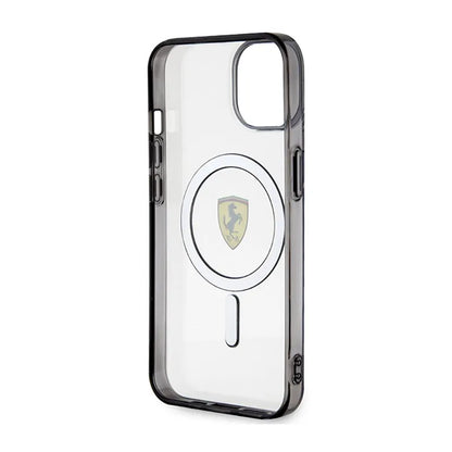 Ferrari Outline Magsafe – dėklas iPhone 14 Plus (permatomas)