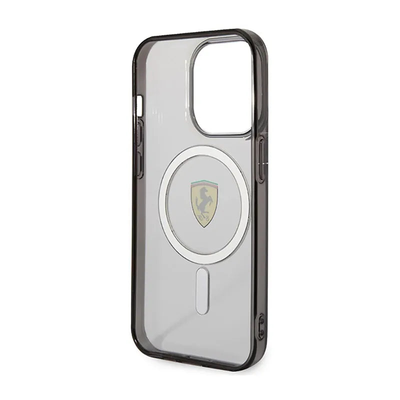 Ferrari Outline Magsafe – dėklas, skirtas „iPhone 14 Pro Max“ (skaidrus)