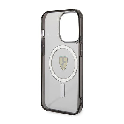 Ferrari Outline Magsafe – dėklas, skirtas „iPhone 14 Pro Max“ (skaidrus)