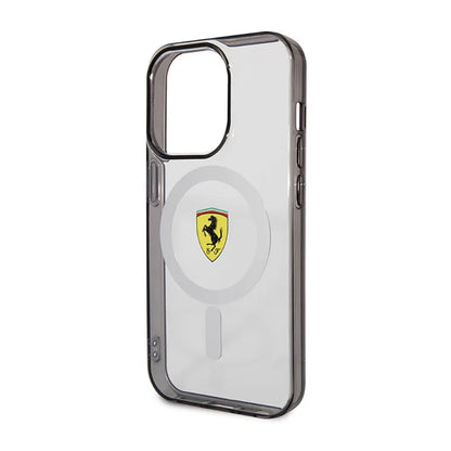 Ferrari Outline Magsafe – dėklas, skirtas iPhone 14 Pro (skaidrus)