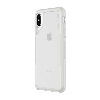 Griffin Survivor Endurance – dėklas, skirtas „iPhone Xs Max“ (skaidrus / pilkas)