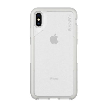 Griffin Survivor Endurance – dėklas, skirtas „iPhone Xs Max“ (skaidrus / pilkas)