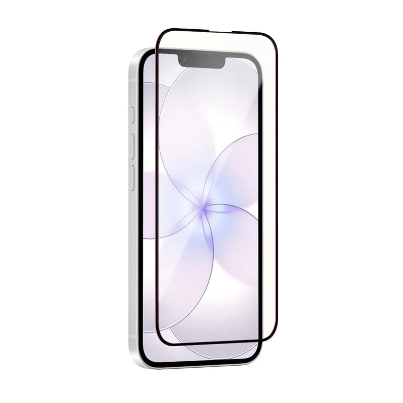 Grūdintas stiklas Crong OptiRed Glass su mėlynos šviesos filtru, skirtas iPhone 17e
