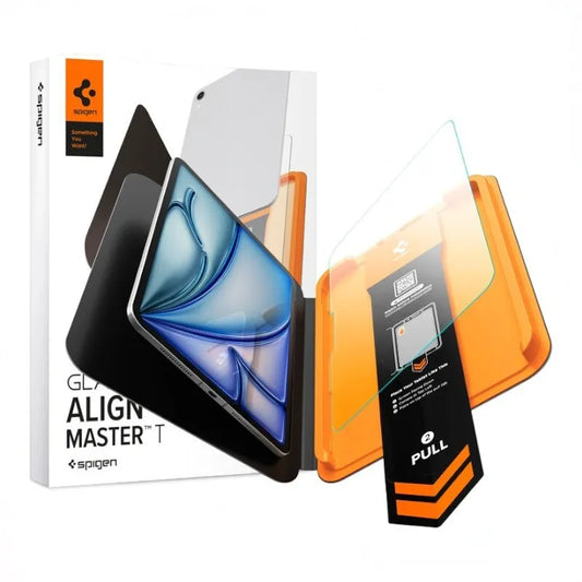 Grūdintas stiklas Spigen ALM Glas.tR T, skirtas Apple iPad Air 11” (2026 – 2024) (skaidrus)