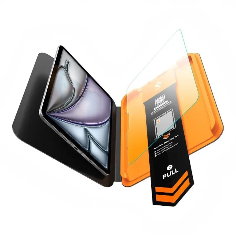 Grūdintas stiklas Spigen ALM Glas.tR T, skirtas Apple iPad Air 11” (2026 – 2024) (skaidrus)