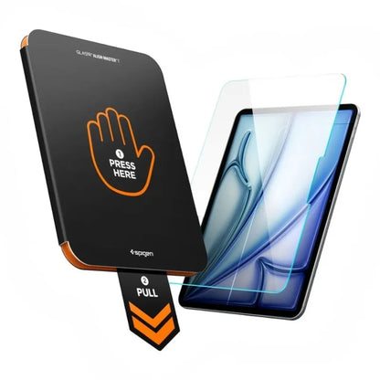 Grūdintas stiklas Spigen ALM Glas.tR T, skirtas Apple iPad Air 11” (2026 – 2024) (skaidrus)
