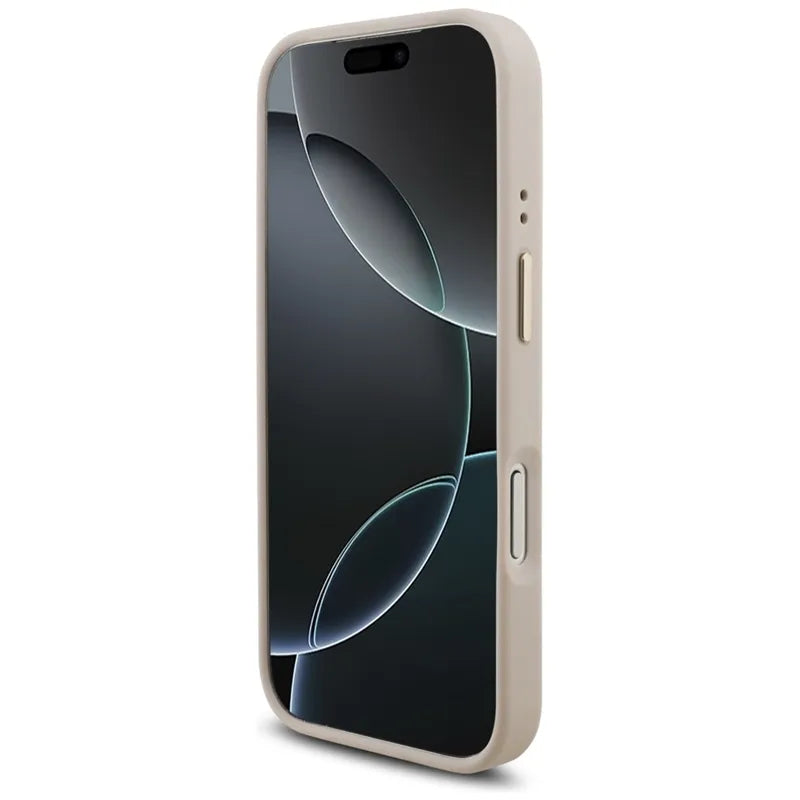 Guess 4G Big 4G Classic Logo - Dėklas iPhone 17 Pro (Rožinė / Auksinė)