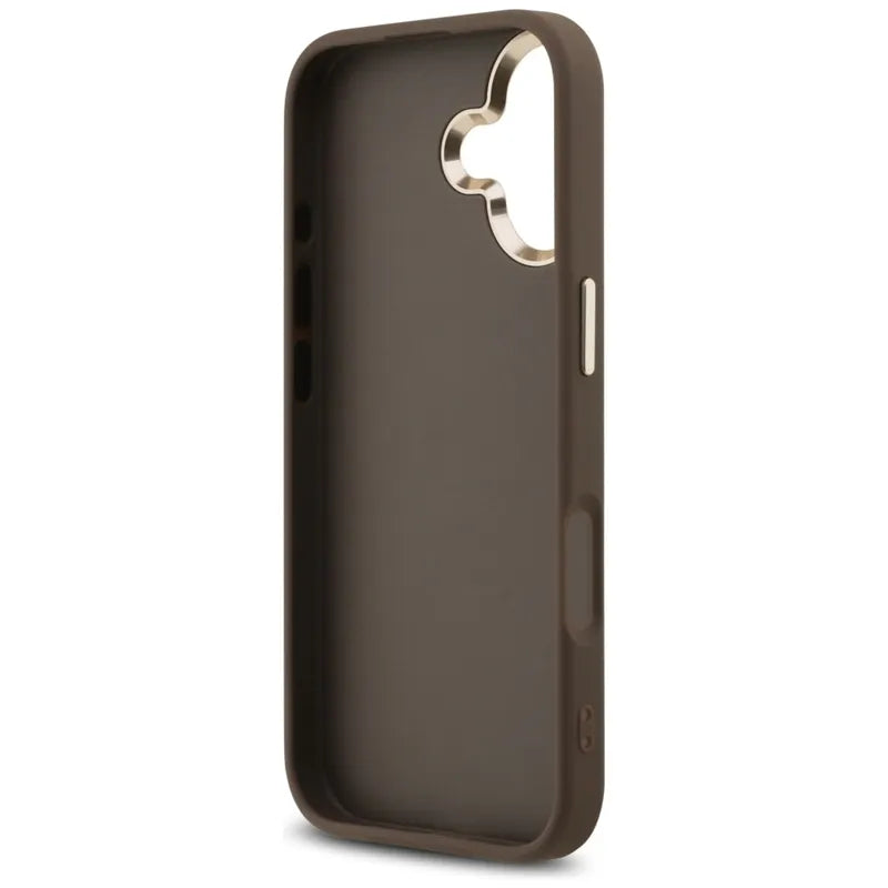 Guess 4G Big 4G Classic Logo - Dėklas iPhone 17 (Ruda / Auksas)