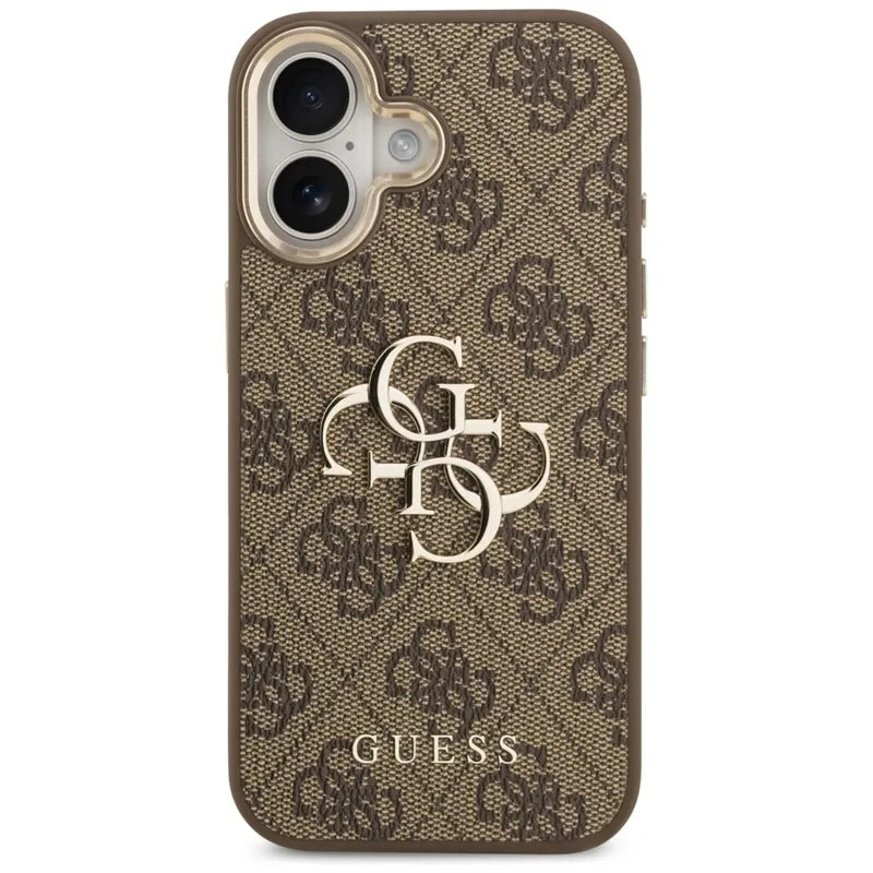 Guess 4G Big 4G Classic Logo - Dėklas iPhone 17 (Ruda / Auksas)
