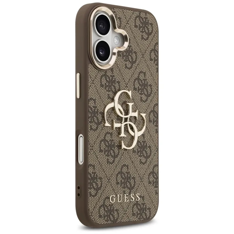 Guess 4G Big 4G Classic Logo - Dėklas iPhone 17 (Ruda / Auksas)