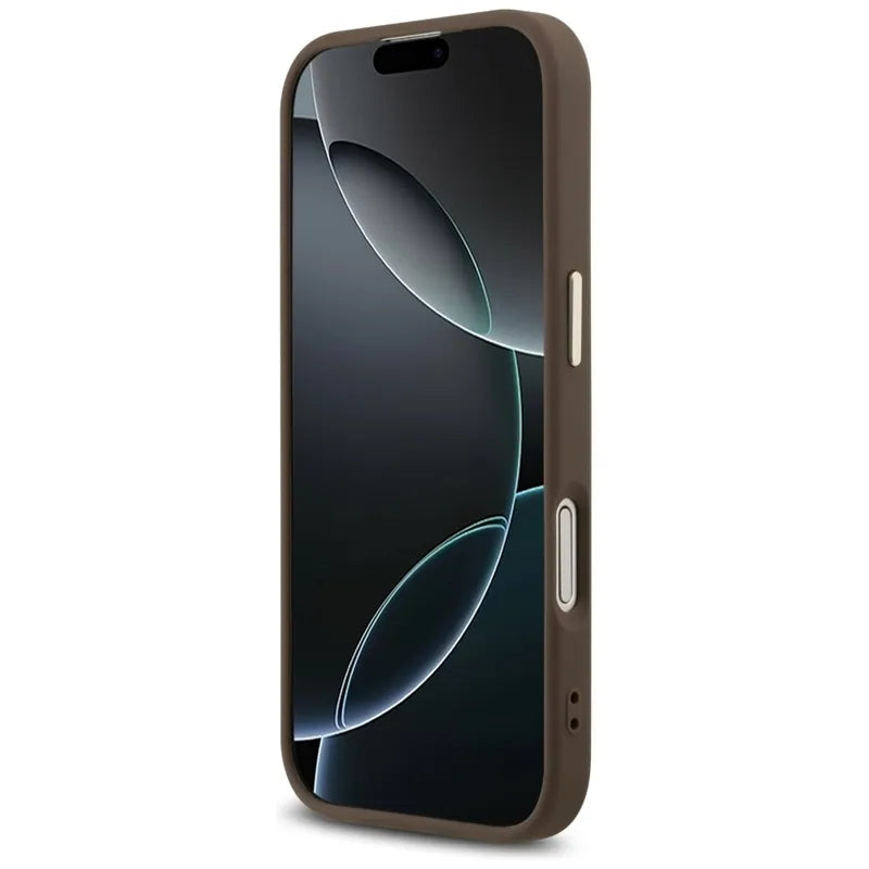 Guess 4G Big 4G Classic Logo - Dėklas iPhone 17 (Ruda / Auksas)