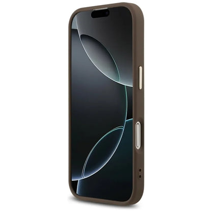 Guess 4G Big 4G Classic Logo - Dėklas iPhone 17 (Ruda / Auksas)