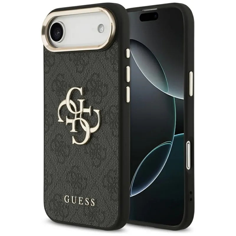 Guess 4G Big 4G Classic Logo - Dėklas iPhone Air (Juoda / Auksinė)