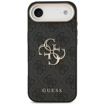 Guess 4G Big 4G Classic Logo - Dėklas iPhone Air (Juoda / Auksinė)