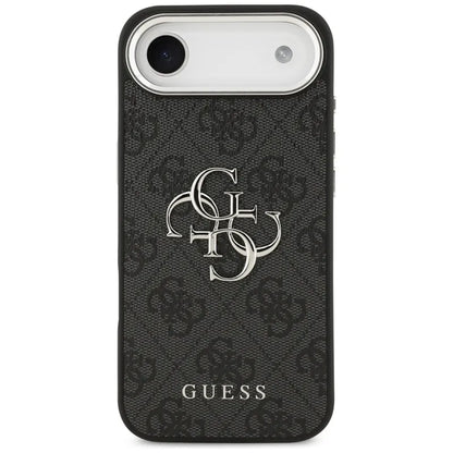 Guess 4G Big 4G Classic Logo dėklas iPhone Air (Juoda / Sidabrinė)