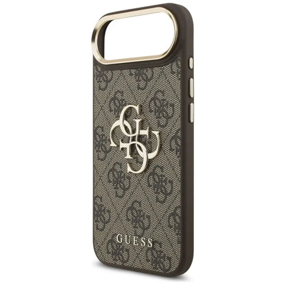 Guess 4G Big 4G Classic Logo dėklas iPhone Air (ruda / auksas)