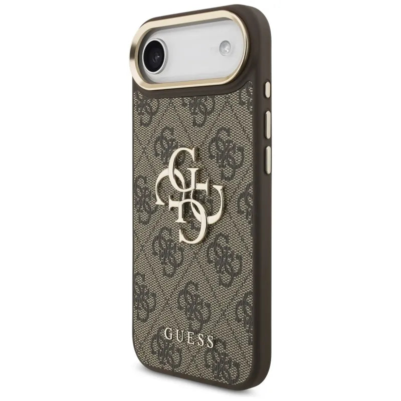 Guess 4G Big 4G Classic Logo dėklas iPhone Air (ruda / auksas)