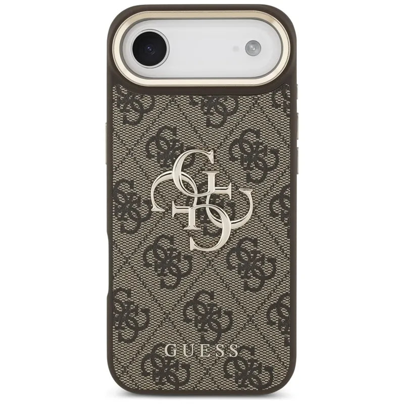 Guess 4G Big 4G Classic Logo dėklas iPhone Air (ruda / auksas)