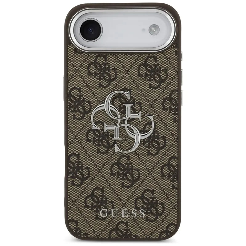 Guess 4G Big 4G Classic Logo dėklas iPhone Air (Ruda / Sidabrinė)