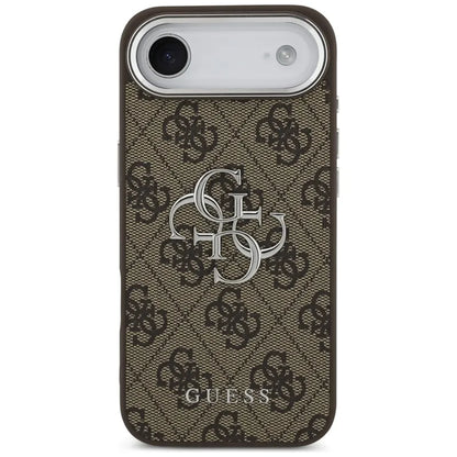 Guess 4G Big 4G Classic Logo dėklas iPhone Air (Ruda / Sidabrinė)