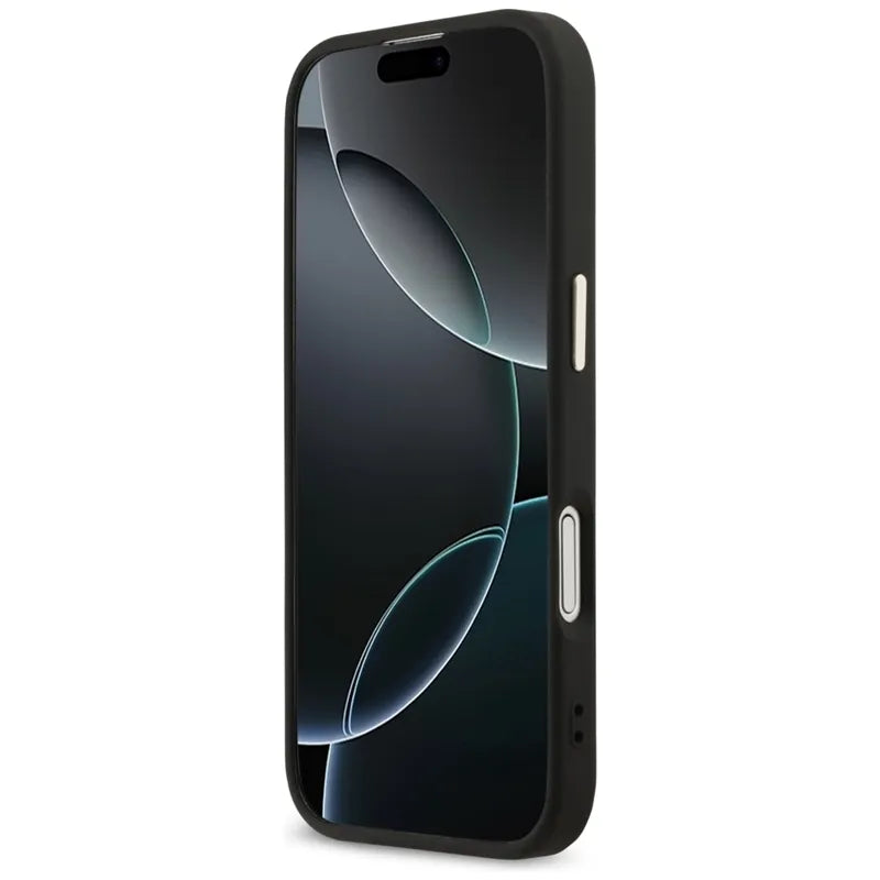 Guess 4G Big 4G Klasikinis Logotipas - Dėklas iPhone 17 (Juoda / Auksinė)