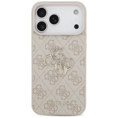 Guess 4G Big Logo – Dėklas iPhone 17 Pro Max (rožinis)
