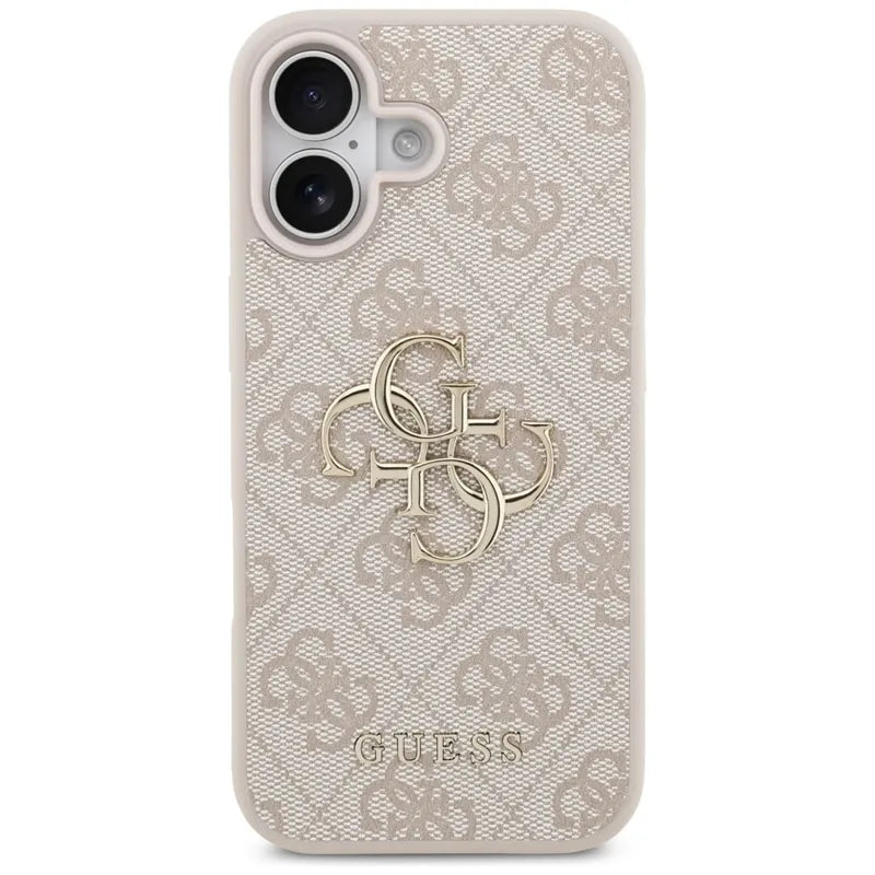 Guess 4G Big Logo dėklas iPhone 17 (rožinis)