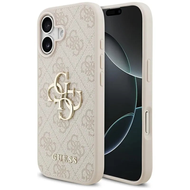 Guess 4G Big Logo dėklas iPhone 17 (rožinis)
