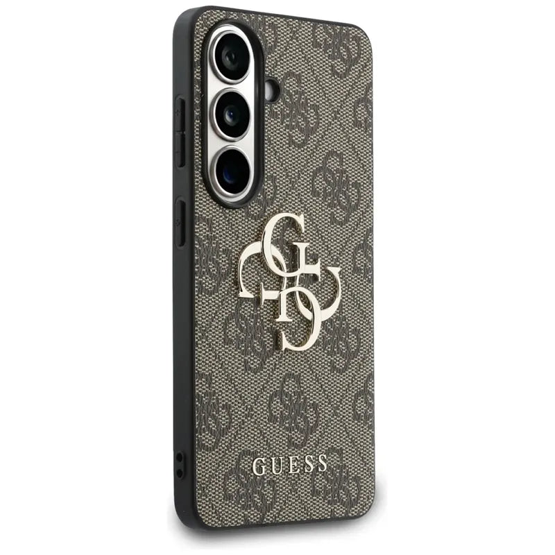 Guess 4G Big Metal Logo dėklas - Samsung Galaxy S26 dėklas (Rudas)