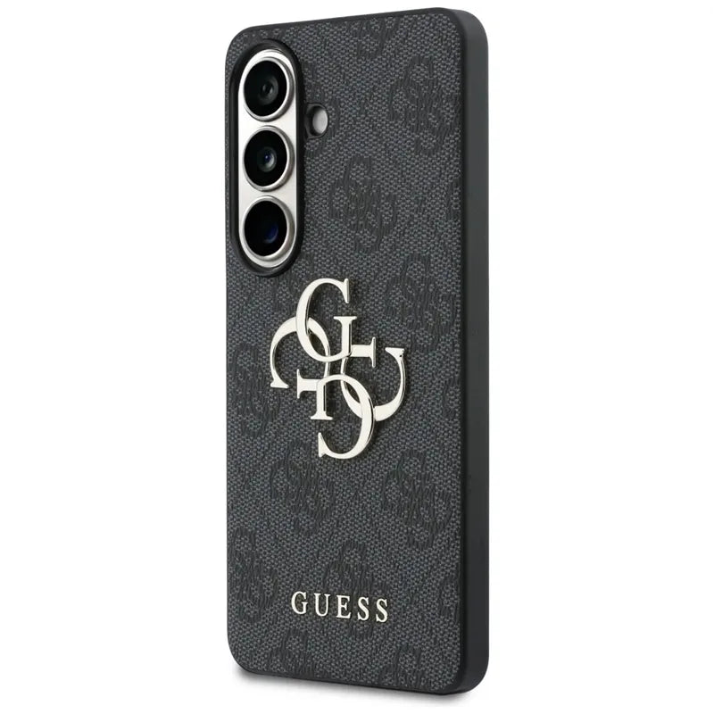 Guess 4G Big Metal Logo dėklas – Samsung Galaxy S26 (juodas)