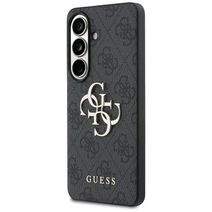 Guess 4G Big Metal Logo dėklas – Samsung Galaxy S26 (juodas)