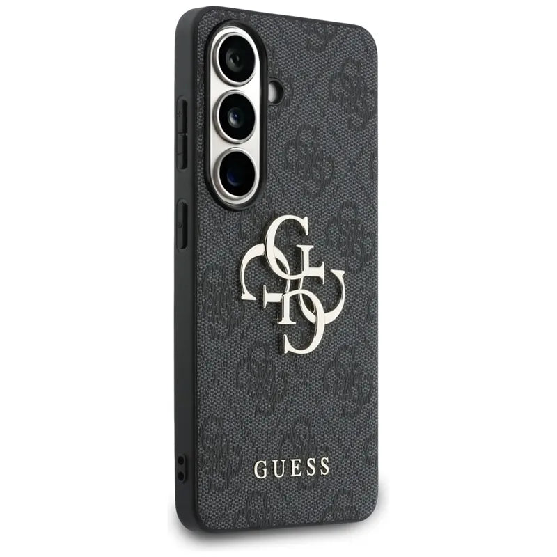 Guess 4G Big Metal Logo dėklas – Samsung Galaxy S26 (juodas)