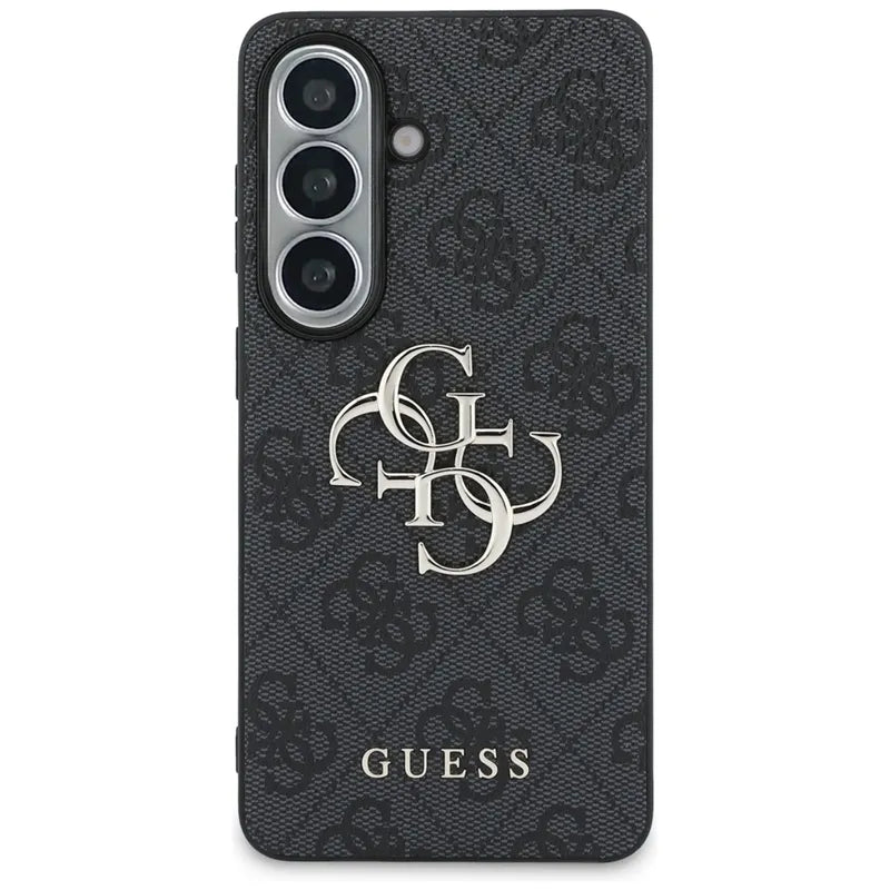 Guess 4G Big Metal Logo dėklas – Samsung Galaxy S26 (juodas)